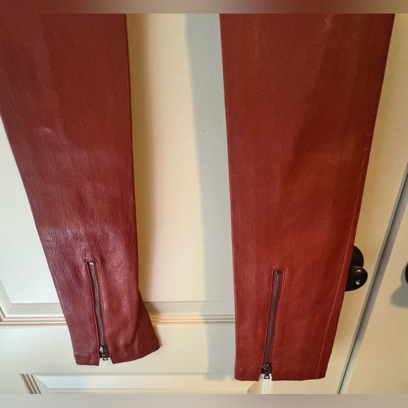 Alice & Olivia Red Leather Zip Fly Pants
Size 2 - Picture 3 of 14
